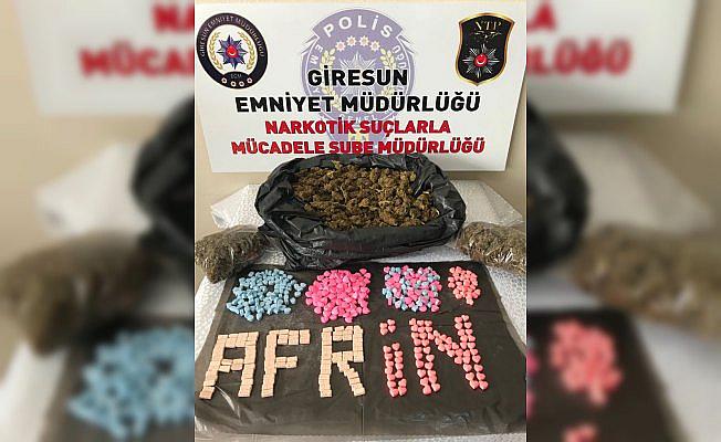 Giresun'da uyuşturucu operasyonu