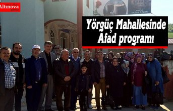 YÖRGÜÇ MAHALLESİNDE, GELENEKSEL AFAD KURBANI YAPILDI