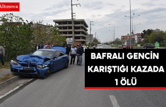 Samsun'da 2 otomobil çarpıştı: 1 ölü, 2'si ağır 4 yaralı