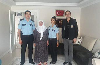 Polislerden şehit ailelerine ziyaret