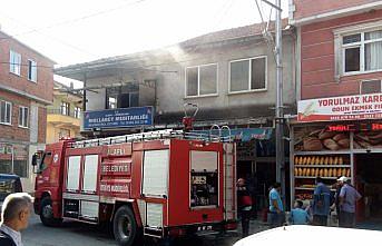 Alaplı'da iş yerinde yangın