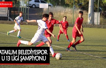 ATAKUM BELEDİYESPOR U 13 LİGİ ŞAMPİYONU