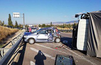 Amasya'da trafik kazası: 5 yaralı