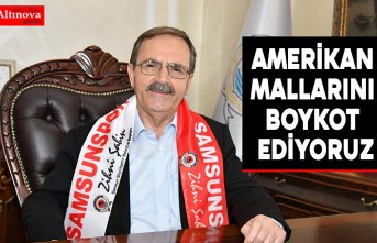 AMERİKAN MALLARINI BOYKOT EDİYORUZ