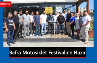 Bafra Motosiklet Festivaline Hazır