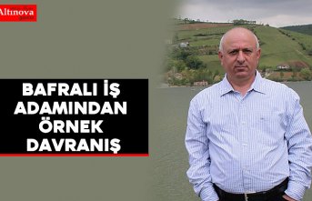 Bafralı İş Adamından Örnek Davranış