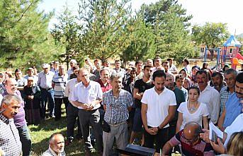 Bolu'da köylülerin kum ocağı tepkisi