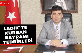 Ladik'te Kurban Bayramı tedbirleri