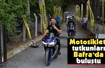 Motosiklet tutkunları Bafra`da buluştu