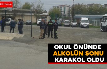 Bafra`da açık alanda alkol kullanmaya ceza