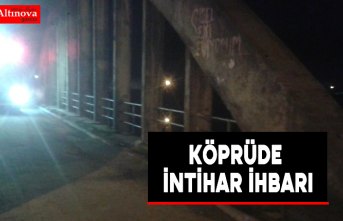 Bafra`da intihar ihbarı