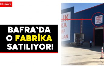 Bafra`da satılık fabrika