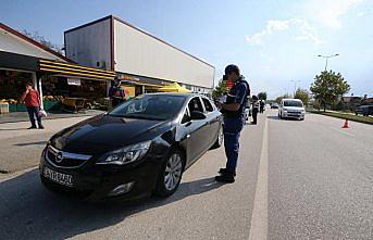 Düzce'de jandarmadan trafik uygulaması