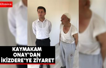 Kaymakam Onay'dan İkizdere'ye ziyaret