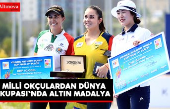 Milli okçulardan Dünya Kupası'nda altın madalya