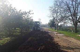 Arapçiftliği'nde içme suyu hattı çalışması