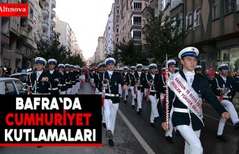 Bafra`da Cumhuriyet kutlamaları