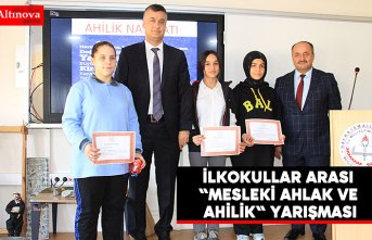 İlkokullar arası "Mesleki Ahlak ve Ahilik" yarışması