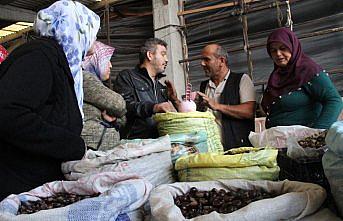 Kışın vazgeçilmezi kestane pazara indi