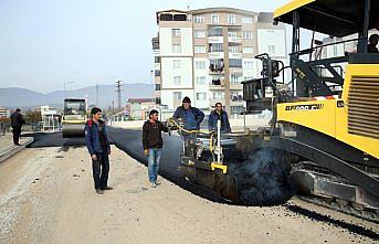 Tokat'ta yol çalışması