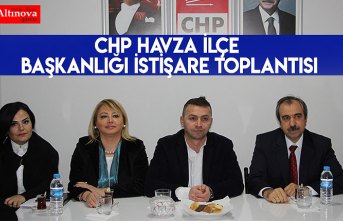 CHP Havza İlçe Başkanlığı İstişare Toplantısı