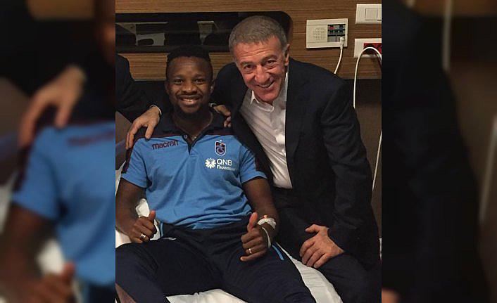 Trabzonsporlu futbolcu Onazi ameliyat edildi