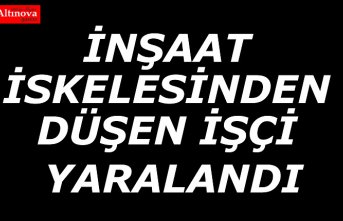 Bafra`da iskeleden düşen işçi yaralandı