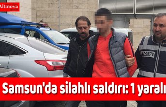 Samsun'da silahlı saldırı: 1 yaralı