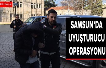 Samsun'da uyuşturucu operasyonu