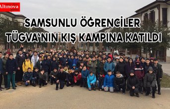 Samsunlu öğrenciler TÜGVA'nın kış kampına katıldı