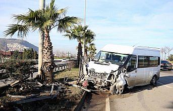 Trabzon'da trafik kazası: 2 yaralı