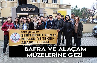 Bafra ve Alaçam müzelerine gezi