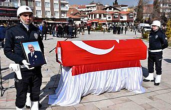 Polis Başmüfettişi Lütfullah Uğur Pekcan son yolculuğuna uğurlandı