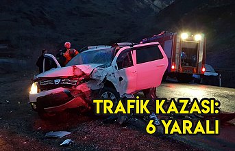 Trafik kazası: 6 yaralı