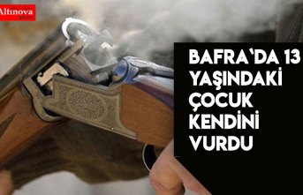 13 YAŞINDA KENDİNİ VURDU