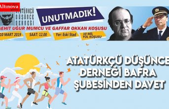 Atatürkçü Düşünce Derneği Bafra Şubesinden davet