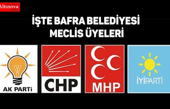 Bafra İlçesi Genel Meclis Sonuçları