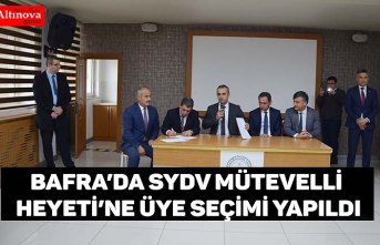 Bafra’da SYDV Mütevelli Heyeti’ne Üye Seçimi Yapıldı