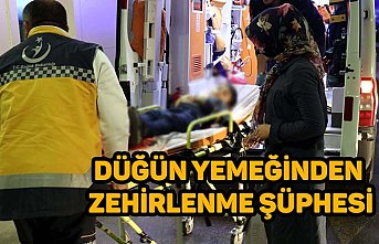 Düğün yemeğinden zehirlenme şüphesi