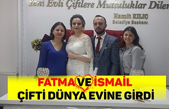 Fatma ve İsmail çifti dünya evine girdi