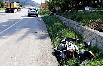 Samsun'da otomobil ve motosiklet çarpıştı: 1 yaralı