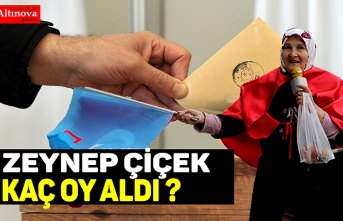 ZEYNEP ÇİÇEK KAÇ OY ALDI ?