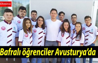 Bafralı öğrenciler Avusturya’da