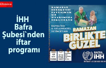 İHH Bafra Şubesi`nden iftar programı