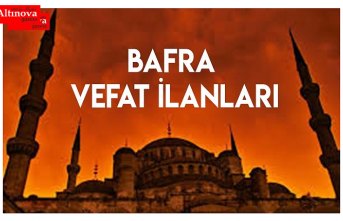 Bafra Vefat İlanları