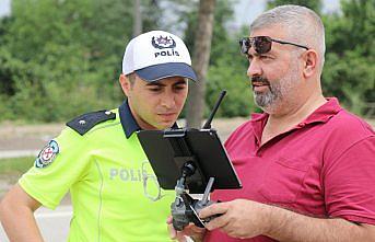 Düzce'de drone ile 