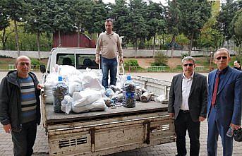 Öğrenciler 940 kilogram atık pil topladı