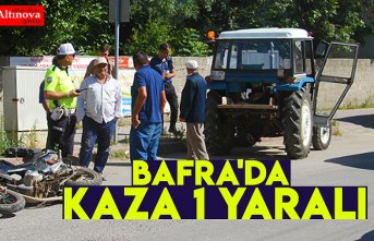 BAFRA'DA KAZA 1 YARALI