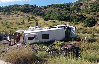 Ordu'da minibüs devrildi: 1 ölü, 15 yaralı