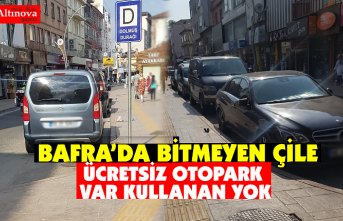 ÜCRETSİZ OTOPARK VAR,KULLANAN YOK!